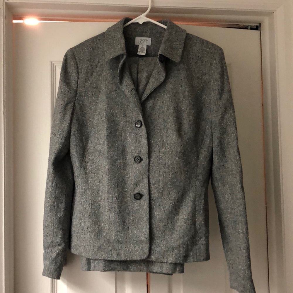 Loft 3 piece suit - blazer, pants, skirt